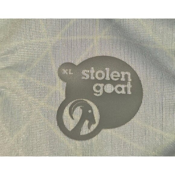 NWOT Stolen Goat Womens Blue Green Geometric Pattern Vortex Swim Suit Sz Xl 2586 - Picture 11 of 15